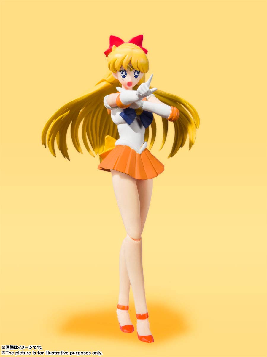 TAMASHII NATIONS Sailor Venus -Animation Color Edition- Pretty Guardian Sailor Moon, Bandai shii Nations S.H. Figuarts