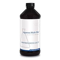 Biotics Research Aqueous Multi Plus Liquid Multi Vitamin or Mineral, Full Spectrum Vitamin and Mineral Formula, 16 Fluid Ounces