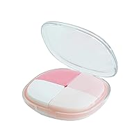 Pill Case Portable, Portable Pocket Pill Box, Independent Chamber Storage Pill Box, Travel Pill Organizer, Easy Carry Moisture Proof Odour Free Medicine Storage Box, Single Daily Pill Container (Pink)