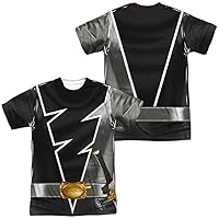 Popfunk Classic Power Rangers Unisex Adult Halloween Costume T Shirt (Front/Back)