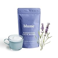 Blue Lavender Latte - Calming Lavender Tea latte to Calm - Lavender Milk Tea with Blue Spirulina and Coconut Milk - 30 Servings