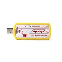 Dry Ice Temperature Data Logger (Range: -121°F to 104°F) for Frozen Plasma, Vaccines, Drugs & Other Transportation Such As high-Grade Fresh Food, Beef, Mutton Model: Apresys DI99 (Pack of 3)