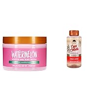 Watermelon Whipped Shea Body Butter 8.4oz and Coco Colada Foaming Gel Wash 18oz Skincare Bundle