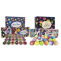Shower Steamers for Women, 24pc Shower Bombs Aromatherapy Gift Set w/Organic Essential Oils, Shower Melts, Bath Bombs for Women Gift Set - 24 Natural and Organic Bath Bombs with Essential Oils