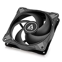 ARCTIC P12 Max - High-Performance 120 mm case Fan, PWM Controlled 200-3300 RPM, optimised for Static Pressure, 0dB Mode, Dual Ball Bearings - Black