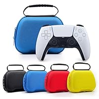 Shockproof Protective Case Hard Case Travel Carrying Cover Storage Bag Pouch for PS5 Controller Red