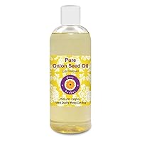 Deve Herbes Pure Onion Seed Oil (Allium cepa) Cold Pressed 200ml (6.76 oz)