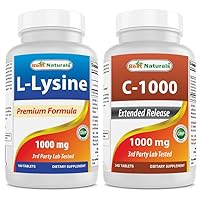 L-Lysine 1000mg & Vitamin C 1000 mg