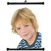 sp217156 Boy Hairstyles Wall Scroll Poster For Barber Salon Haircut Display