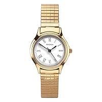 Sekonda Classic Ladies Watch with White Dial and Gold Expanding Bracelet 2702