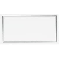 C.R. Gibson White and Silver Table Place Cards for All Occasions, 20 pc, 3'' W x 1.75'' H
