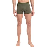 Icebreaker Merino Anatomica Cool-Lite Men’s Underwear Boxer Briefs, Merino Wool Blend, Comfy, Stretchy Boxers for Men with Moisture Wicking Fabric - Men’s Boxer Shorts, Loden, Large