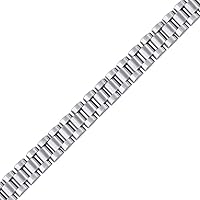 Stainless Steel Mens Presidential 10mm Bracelet 8inch Jewelry Gifts for Men