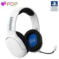 PDP AIRLITE PRO Wireless Power Stereo Gaming Headset with Noise Cancelling Microphone: Compatible with PS5/PS4/PS3 Console/PC, Comfortable Lightweight Headphones, Long Battery Life (Frost White) PDP AIRLITE PRO Wireless Power Stereo Gaming Headset with Noise Cancelling Microphone: Compatible with PS5/PS4/PS3 Console/PC, Comfortable Lightweight Headphones, Long Battery Life (Frost White) PlayStation