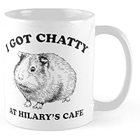 Fleabag I Got Chatty At Hilarys Cafe Coffee Mug 11oz Ceramic Tea Cups