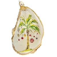 Christmas Decorative Oyster Shell Ornament Xmas Tree Trimmings Thoughtful Home Office Gift Suggestions