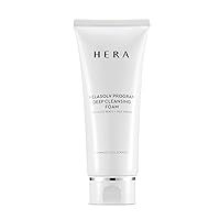 HERA Foaming Facial Cleanser – Professional Deep Cleansing Foam with Cellulose Beads and Milk Thistle – Antioxidant and Hydrating Foam Cleanser – For Bright and Soft Skin – 6.6 Ounce by Amorepacific