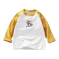Long Sleeve Shirts Big Girls Toddler Kids Girls Long Sleeve Basic Inside T Shirt Casual Tees Children Outfits for