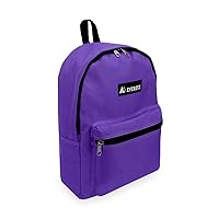 Everest Basic Backpack, Dark Purple, One Size