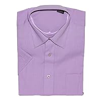 Mens Dress Shirt Short Sleeve Button Up Shirt