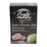 Bradley Smoker BTAP24 BTAP24-Flavor Bisquettes-Apple 24Pk, One Size, Multi