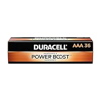 Duracell MN24P36 CopperTop Alkaline Batteries, AAA, 36/PK
