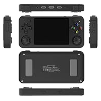 RG35XX H Handheld Game Console, 3.5-inch 64G Retro Portable Handheld Games Consoles with 10000+ Games, 3300mAh Battery, Linux System, Support Various Emulators, Best Birthday Gift for Kids
