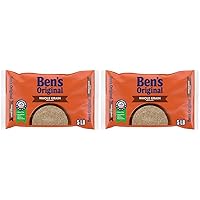 BEN'S ORIGINAL Whole Grain Brown Rice, 5 lb Bag (Pack of 2)