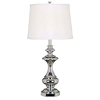 Kenroy Home 21430CH Stratton Table Lamps, 29 x 14 Inch, Chrome