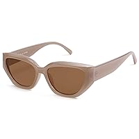 Trendy Cute Cat Eye Polarized Sunglasses for Women Fashion Cateye Womens Sunnies SJ2237