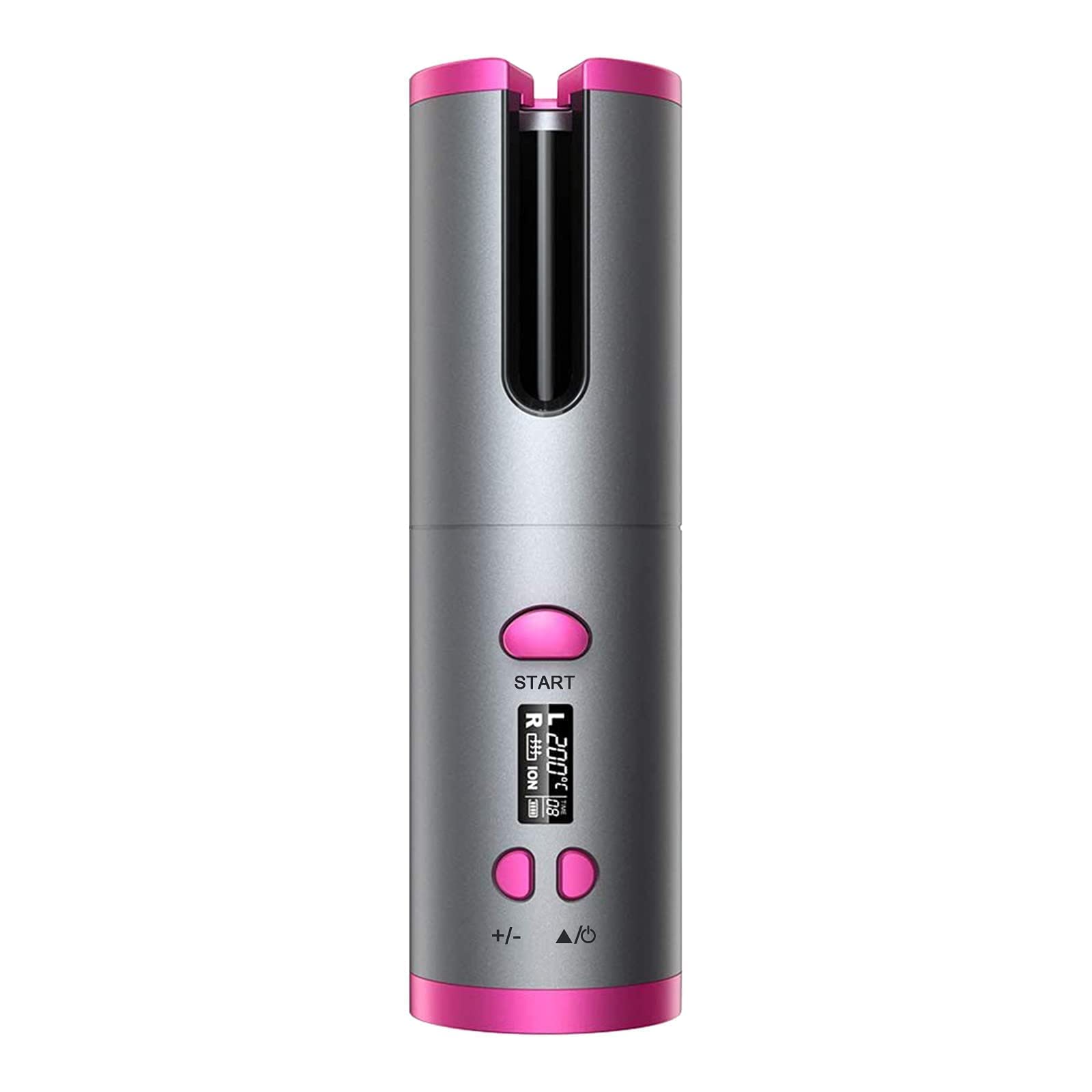 Funien USB Hair Curler, USB Automatic Hair Curler Portable Wireless Rechargeable Automatic Rotating Ceramic Curler Iron Fast Heating Hair Styling Tool