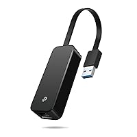 TP-Link USB to Ethernet Adapter (UE306), Supports Nintendo Switch, Foldable USB 3.0 to Gigabit Ethernet LAN Network Adapter, Supports Windows, Linux, Apple MacBook OS 10.11 - 12, Surface