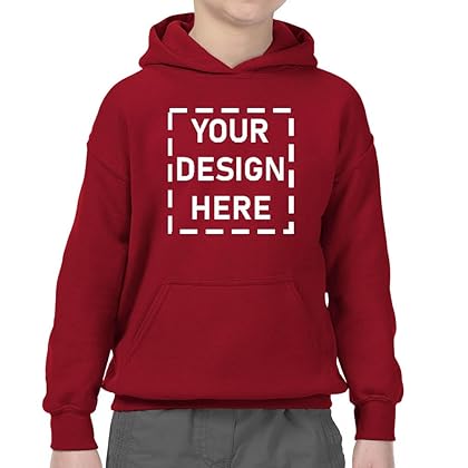 Eddany Personalized Set 6 Boy Hoodies with Your Design, Color & Sizes