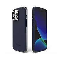 Motomo MT21581i13PIG iPhone 13 Pro Case, Dual Layer Construction, Soft Contact Marking, TPU and Polycarbonate Hybrid Shockproof, Bumper-style Wireless Charging, Chrome Silver Rayal Indigo