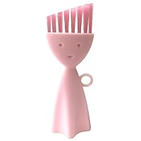 K187P Lunch Box Washing Brush, Pink, Approx. 1.6 x 4.5 x 0.9 inches (4.1 x 11.5 x 2.4 cm)