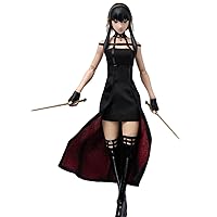 HiPlay Threezero Collectible Figure Full Set: SPY×Family, Yor Forger, Anime Style, 1:6 Scale Female Miniature Action Figurine 3Z05030M0