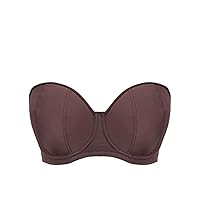 Curvy Kate Luxe Strapless Bra 38H, Cocoa