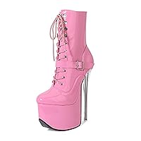 Fashion Strap Style Super High Heel Stiletto Knee Boots Nightclub Catwalk Women's Boots Classic Slimming Boots