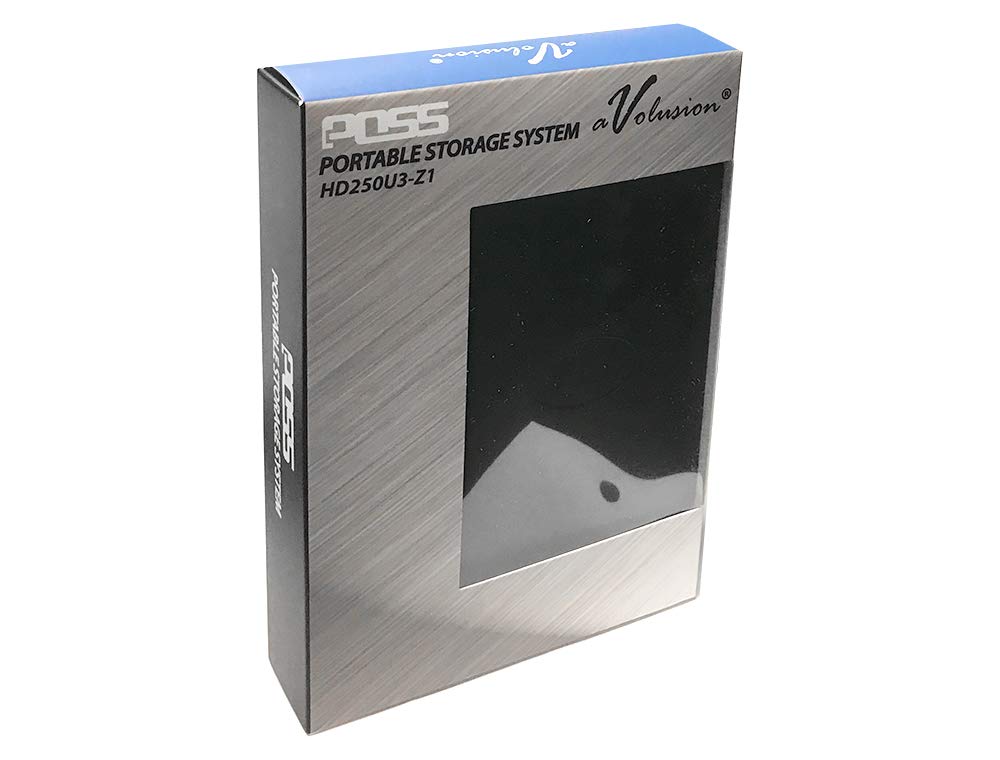 Avolusion 500GB USB 3.0 Portable External Hard Drive (for PS4, Pre-Formatted) HD250U3-Z1 - w/2 Year Warranty