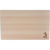 Yaksell Disney Hinoki Cutting Board (Medium) Mickey Silhouette