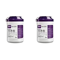 PDI-Q55172 Professional Disposables Surface Disinfectant Super Sani-Cloth Wipes, 160 Count - Purple (Pack of 2)