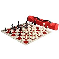 US Chess Quiver Chess Set Combo - Red