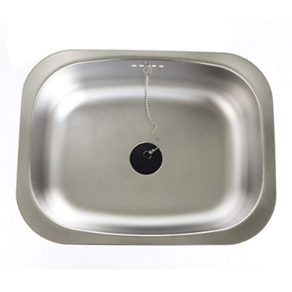With Molly Stainless Steel Washing-up Bowl Multi-purpose Dish Tub for Sink Wash Basins Dishpan for Sink 15.2"(W) × 11.6"(D) × 5.5"(H)