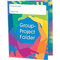 Really Good Stuff Group Project Folders with Helpful Tips - 3 Pocket - 12 Pack