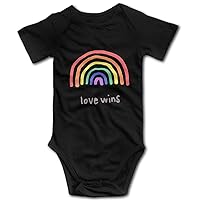 LGBTQA PRIDE Love Wins Infant Short Sleeve Bodysuits Jumpsuit