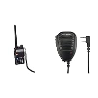 BAOFENG UV-5R VHF/UHF Dual Band Radio and Baofeng BF-S112 Speaker