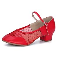 AOQUNFS Women's Practice Dance Shoes Split Sole Dance Sneakers for Latin Jazz Modern Ballroom Dance Shoes,YMJ315