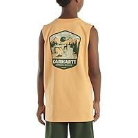 Carhartt Kid's CA6538 Sleeveless Outdoor T-Shirt - Boys