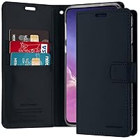 GOOSPERY Blue Moon Wallet for Samsung Galaxy S10e Case (2019) Leather Stand Flip Cover (Dark Navy)