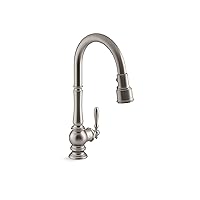 KOHLER 99259-VS Artifacts Kitchen Faucet, 17.63 x 4.31 x 8.50 inches, Vibrant Stainless
